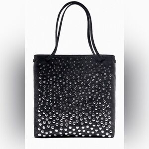 Zara Studded Tote Bag, NWT